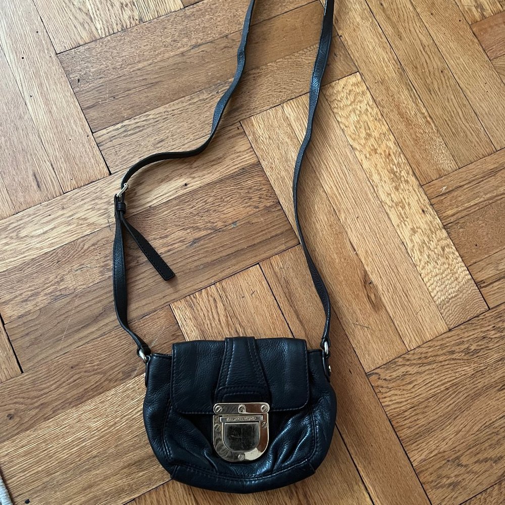 Michael Kors Black Leather Satchel